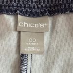 Chico's Bermuda Shorts Women Geometric Print Stretch Pull On Comfort Blue Size 2 Photo 4