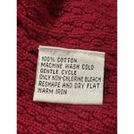 Talbots Vintage  Shirt Jacket Tunic Women's Size L Red Stretch Preppy D-50‎ Photo 4