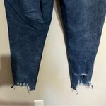 American Eagle AE Highest Rise Mom Distressed Raw Hem Denim Jeans Photo 8