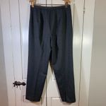 Talbots  Womens Gray Wool Dress Pants 8 Stretch Italy Career Office Academia Photo 1