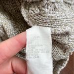 Woolrich VTG  100% Cotton Heavy Cable Knit Turtleneck Sweater Oatmeal Photo 5