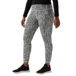 Athleta Ultimate Stash Textured 7/8 Tight in Tailwind Black White Size 2X NWT Photo 6