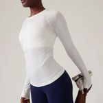 Athleta White Momentum Seamless Top Photo 0