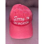 Duvin Design Airplane Mode Cap in Red One Size New Womens Hat Photo 2