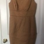 Jones New York Jones N.Y. Embellished Sleeveless Bodycon Dress Tan  Sz 10 Photo 3