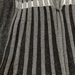 Nic+Zoe  Black and White Long Cardigan with Pleats Size S Photo 6