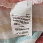 Time and Tru Striped Multicolor Linen Dress Size Large 12 Photo 7