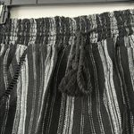 Briggs New York Black and White Cargo Shorts with Elastic Waistband Photo 1