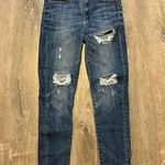 American Eagle Super HiRise Jeggings Size 2 Short Super Super Stretch Distressed Photo 0