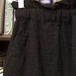 CeCe  Black High Waist Paper Bag Shorts S Photo 2