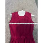 Red Valentino Pink Knit‎ Sleeveless Mini Dress Tiered Ruffle Detail Photo 4