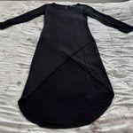 Revolve Benjamin Jay Black Jay Layne hi low modal Long Sleeve Dress, size M Size M Photo 4