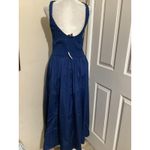 Madewell Dress Womens XS Smocked Maxi Sleeveless Pockets NV423 Summer Casual Photo 5