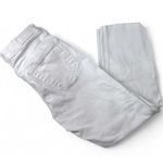 Hollister   24 / 0-2 Short Cropped White Stretch High Rise Denim Jeans Womens Photo 2