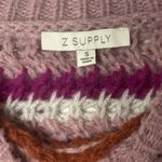 Z Supply  Ashville Striped Balloon Sleeve Striped Sweater Size Small Photo 6