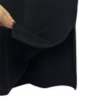 NAADAM Cashmere Wool Crewneck Sweater Maxi Dress Size M Side Slits Black Classic Size M Photo 2