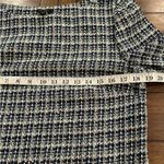 Ann Taylor Blue Tweed Fringe Boatneck Pullover Top Size 8 New with Tags 98.00 Photo 5