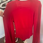 Symphony Red Blouse Photo 4