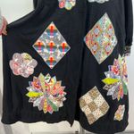 Johnny Was Glinda Applique Jacket Black Knit Patchwork Photo 6