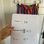 Farm Rio for Anthropologie colorful squiggle stripe wide leg pants size XSP Photo 12