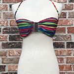 BECCA by Rebecca virtue  colorful striped bikini top / L / Excellent condition Photo 3