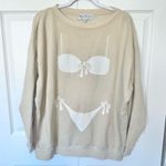 Wildfox  bikini silhouette oversized crewneck XS Photo 0