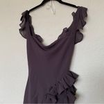 House Of CB  'Ariela' Expresso Ruffle Maxi Dress brown NWOT size S Photo 10