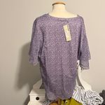 Furnex Lavender Floral Top Purple Size XXL Photo 2