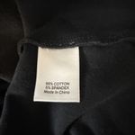 Evereve Naomi Wide Leg Sleeveless Jumpsuit Size S Wash Black Cotton Knit Pockets Photo 7