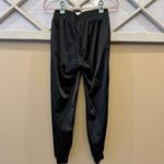 Nike  AIR Satin Track Pants Jogger‎ Sheen Women's Small Black Athletic Workout Photo 5