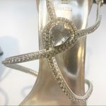 Bakers Size 9 Silver Jeweled Strappy Heeled Sandal Photo 3