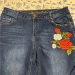 One Republic for All Embroidered Rose Jeans Blue Size 6 Photo 5