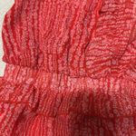 VICI Ew without tags Red Ruffled V-Neck Dress by Photo 5