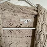 CAbi  Open Front Circle Cardigan Off White Cream Beige Loose S Photo 8