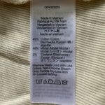 Madewell Top Brightside Finerib V-Neck Long-Sleeve Tee Antique Cream L NWT New Photo 8