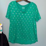 Chico's Chico’s The Ultimate Tee with Gold Sailboats Size XL Photo 0