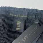 House of Harlow 1960 Satin Cropped Camisole & Maxi Skirt 2PC Set Black Photo 8