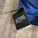 Victoria's Secret  Sport Navy Blue Black V neck Cross Back Sports Bra Small NWT Photo 3