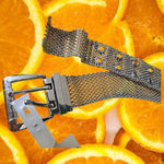 New York & Company Mesh Belt Silver Metal Adjustable Waist Belt S/M Photo 0