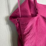 House of Harlow 1960 Satin Midi Slip Dress Women Medium Pink Slit Cocktail Party Photo 12