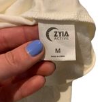 Zyia Crop Snowflake Long Sleeve with Thumbholes M Activewear Photo 6