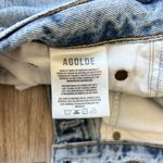 AGOLDE High Waisted Lana Straight Leg Jeans Medium Light Wash Size 25 Photo 6