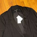 Universal Standard NWT  The Pinstripe Blazer Graphite Office Career 18-20 M Photo 2