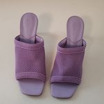 Schutz  women's Sinara Knit Sandals Smokey Grape size 10B New Photo 2