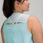 Lululemon Athletica Light Green Sculpt Tank Top Athletic Mesh Cutout Lightweight Photo 5