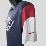 Nike New England Patriots The Tee NFL Team Apparel Women’s L Heather Navy Photo 3