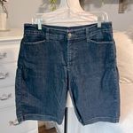 NYDJ  Denim Jean Shorts Lift Tuck Womens 12 Not Your Daughters Jeans Photo 0