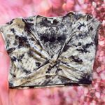 Charlotte Russe Tie Dye Knotted Front Crop Top Photo 3