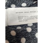 ZARA  Womens Black Polka Dots V-neck Short Sleeve Button Down Mini A-Line Dress S Photo 3