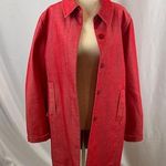 Esprit Red Button-Up Coat Photo 0